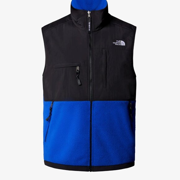 The North Face Men's Retro Denali Vest Gilet Men's  $150 Black Blue - Picture 1 of 15